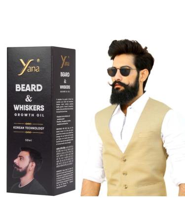 Yana Yana Beard Growth Oil For Men Fast Growth Original By Korean Technology