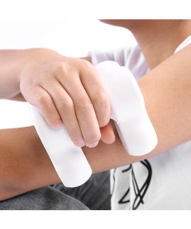 Cervical Neck Traction Cushion - Acupuncture Massage Pillow for Muscle Tension Relief - White - Buy Online on GoSupps.com