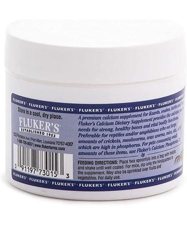 Fluker's Calcium Supplement for Reptiles - No Vitamin D3 | Essential Reptile Care - Buy Online on GoSupps.com