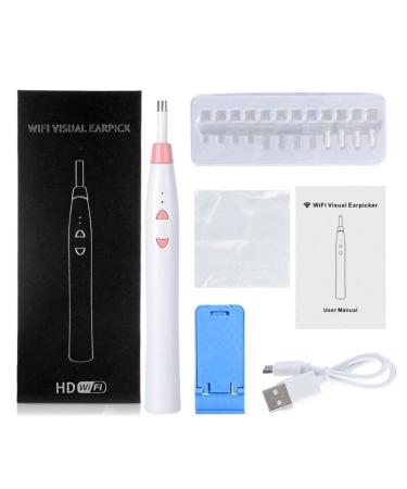 Madi Kay Designs WiFi Ear Cleaning Endoscope USB Visual Ear Spoon 5.5mm Mini Camera Earpick Otoscope with 6 LED Lights Earwax Remover