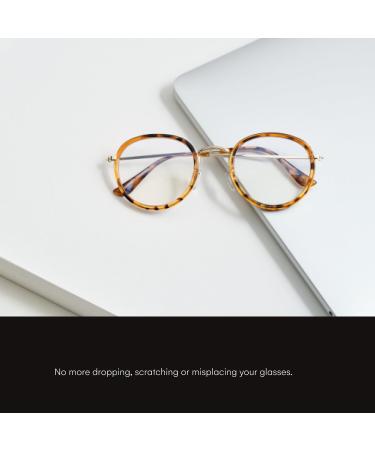 Readerest Tortoise Blue Light Blocking Reading Glasses - 2x Magnification Anti Glare UV Protection - Stylish Computer Glasses for Men and Women - Buy Online on GoSupps.com