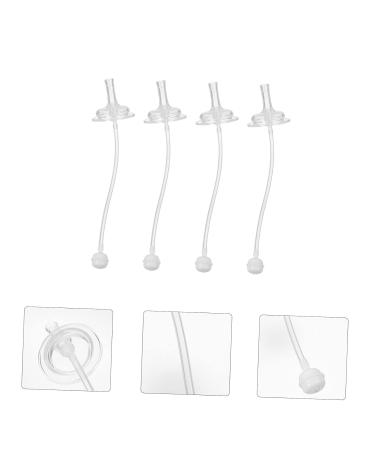 Buy Mikinona 4-Piece Silicone Straw Set for Baby Milk Bottles - Durable Long-Lasting Water Exit Straws for Easy Drinking | International Shipping Available - Buy Online on GoSupps.com
