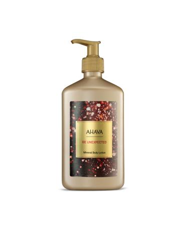 AHAVA Be Unexpected Mineral Body Lotion - Daily Moisturizing & Hydrating Body Lotion with Osmoter Exclusive blend of Dead Sea Minerals & Nourishing Botanical Extracts Original 17 Fl.Oz