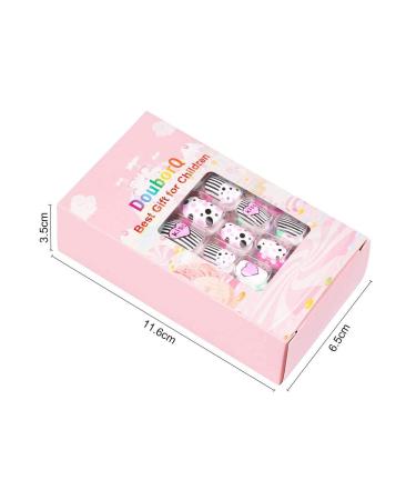 DouborQ 120 pcs 5 Pack Little Girls Pre-glue Press on Nail Tips - Cute Cartoon Design Fake Nails for Kids Gift - Buy Online on GoSupps.com