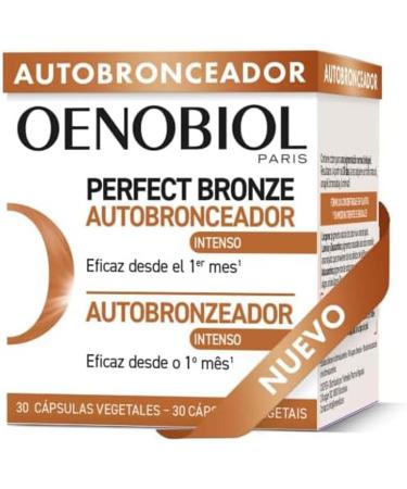  Oenobiol OENOBIOL - Perfect BRONZE Self-Tanning - Body and Face Tanning Accelerator with Sun Protection - Food Supplement - 30 Capsules (1 Month Supply) - Buy Online on GoSupps.com