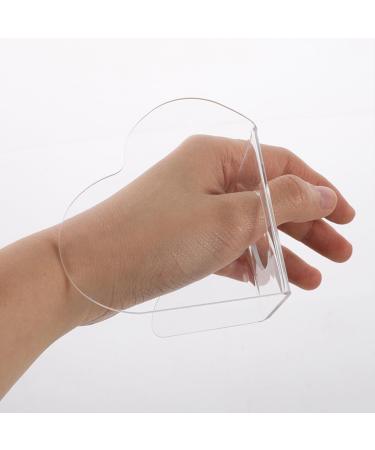  VALICLUD VALICLUD Acrylic Nail Art Palette Heart-Shaped Makeup Mixing Plate Polish Mixing Tray - Buy Online on GoSupps.com