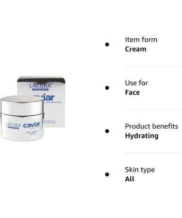 Lacura Caviar Illumination Day Cream SPF 15 & Caviar Rich Night Moisturiser (50ml) - Premium Skincare by Caviar Facecare - International Shipping Available - Buy Online on GoSupps.com