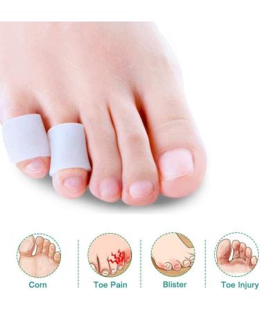 Dr. Pedi Toe Protectors - 5 Pairs Toe Sleeves for Hammer Toe Relief and Pain Prevention - Buy Online on GoSupps.com