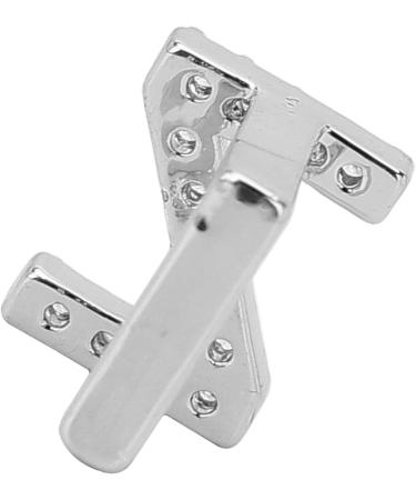 Capital Letter False Tooth Braces Single Hip Hop Fake Teeth Decoration Halloween Tooth Accessories (Silver) Z Silver - Buy Online on GoSupps.com