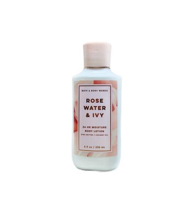 Bath & Body Works Rose Water & Ivy 24 hr Moisture Super Smooth Body Lotion with Shea Butter & Coconut Oil 8 fl oz / 236 mL