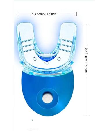 PingJuXuan LED Teeth Whitening Light Teeth Whitening Kit with 5 X 3ml Carbamide Peroxide Teeth Whitening Gel Safe Enamel Perfect ift for Parents Girlfriend/Boyfriend Gift. - Buy Online on GoSupps.com