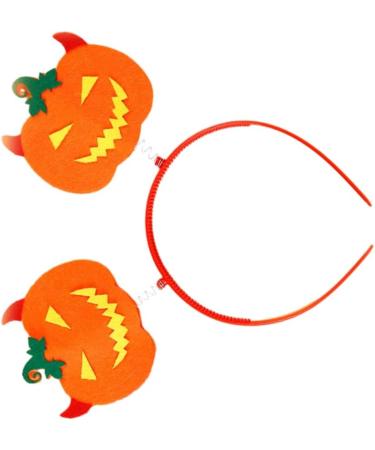 hgnxa Halloween Witch Headband Day of The Dead Nonwoven Hairband Material Kits Headpieces for All Age Festival Hair Decors Angry Pumpkin Hair - Buy Online on GoSupps.com