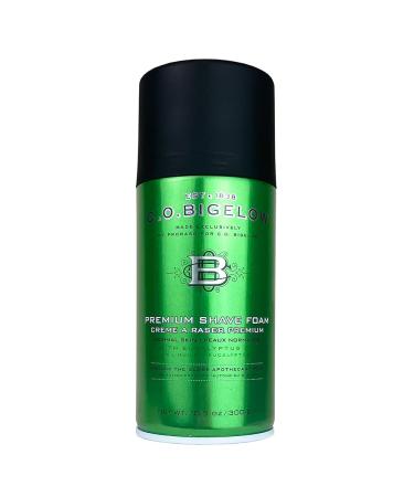 C.O. Bigelow Premium Shave Foam for Men with Eucalyptus Oil and Menthol 10.5 oz