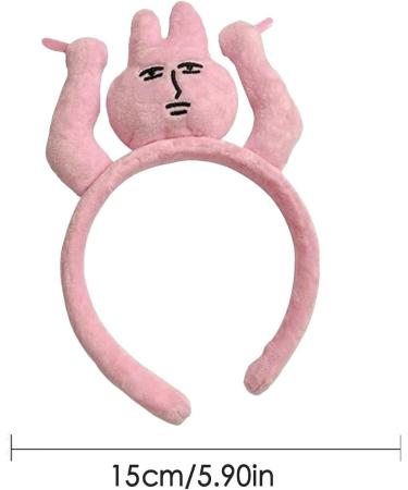 Headband For Hair | Hairband Clip Grabs Hair Rabbit Stuffed Animal Toy Rabbit Hair Clip Funny Rabbit Stuffed Animal Toy Hair For Boys Girls Halloween Accessories - Buy Online on GoSupps.com