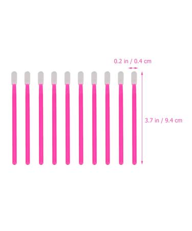 FRCOLOR 100pcs Disposable Flat Head Tongue Lip Brush - Skin-Friendly Fine Makeup Tool for Women - Gloss Bulk Supply - Buy Online on GoSupps.com