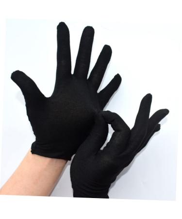 POPETPOP 12 Pairs Disposable Work Gloves Hand Gloves White Cotton Gloves lab Work Gloves Pot Holder Gloves Hand Cover Cotton Work Gloves Labour Protection Gloves Absorb Sweat Fireplace Man 19x10cm - Buy Online on GoSupps.com
