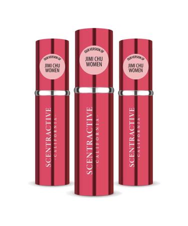 CA Perfume Impression of Jimmy C. Jimi Chu Women For Women Replica Version Fragrance Dupes Concentrated Long Lasting Eau de Parfum Spray Refillable Atomizer Bottle 0.17 Fl Oz/5ml-X3 JIMMY C. JIMI CHU WOMEN IMPRESSION 0.51 Fl Oz (Pack of 1)
