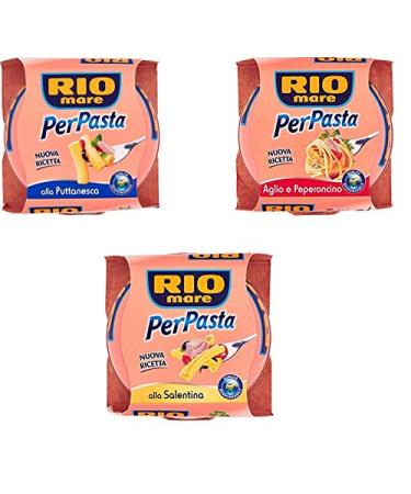 TEST PACKAGE Rio Mare per pasta tuna in olive oil herbs for pasta 3 x 160 g