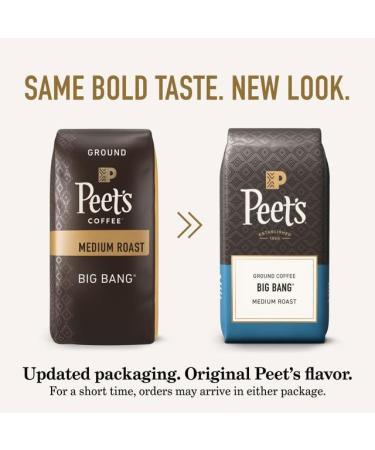 Peet's Coffee Big Bang Medium Roast Ground Coffee - 10.5oz - Buy Online on GoSupps.com