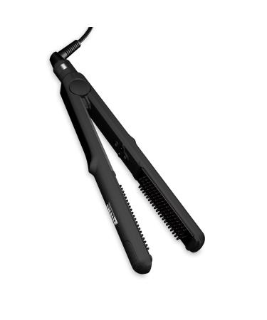 JINRI Hair Straightener Hair Straightening Flat Iron 450 High Heat with Ceramic Floating Plate & Adjustable Temp for Straightens & Curls All Hair Types Dual Voltage