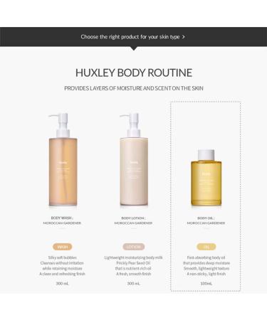 Huxley Secret of Sahara Body Oil | Ultra Hydrating Korean Oil | Deep Hydration & Vitamins A B2 E K | 3.38 fl. oz | International Shipping - Buy Online on GoSupps.com
