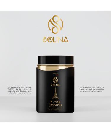 SOLINA B-TOX Tanino Plus | R ducteur de Volume Au Miel Prot ine de Soie et Huile de Ricin | Brillance et Douceur | 1000 ml - Buy Online on GoSupps.com