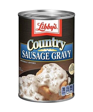 Libby Country Sausage Gravy 15oz Can (Pack of 6)
