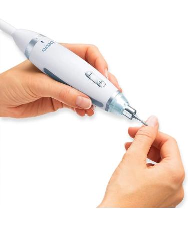 Beurer MP 62 Manicure/Pedicure Set - Electric Nail Files with 10 Attachments LED Light & Speed Control - High-Quality Nail Care Storage Bag Included - Buy Online on GoSupps.com