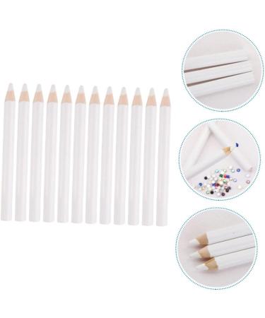 DOITOOL 40 Pcs Nail Point Drill Pencil Nail Diamonds Rhinestones Pens + Pencil Rhinestone Sticky Pen Nails Gems Nail Art Tools Crayons Nail Art Wax Pen Wood White Picking Tools Manicure - Buy Online on GoSupps.com
