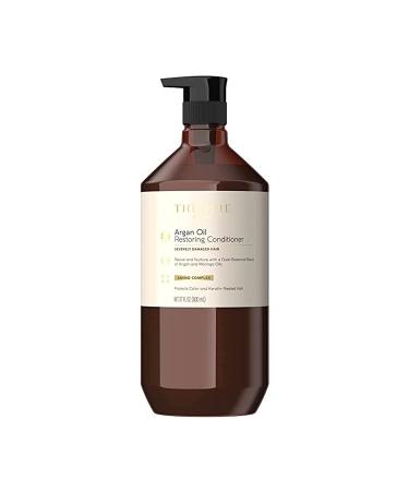 Theorie Argan Oil Ultimate Restoring Conditioner - Nutrient-Rich & Sulfate Free Restorative Haircare  Safe for Color & Keratin Treated Hair - 800mL 27 Fl Oz (Pack of 1)