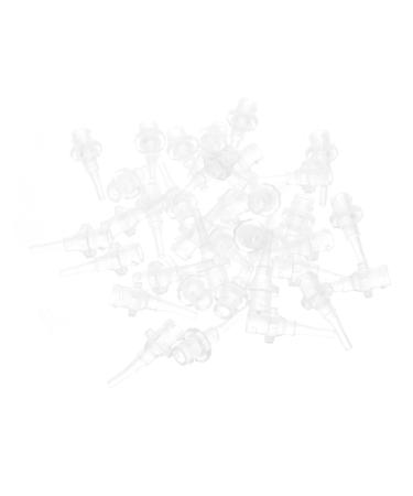 HOODANCOS 100Pcs Ear Washer Replacement Tips Disposable Ear Wax Cleaning Tools for Ear Curves Compatible with Ear Washer Devices