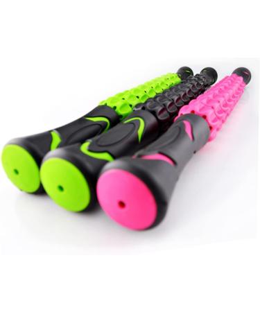 Lurrose 3D Muscle Massager Stick - Body & Yoga Massage Roller - Medium Green - International Shipping Available - Buy Online on GoSupps.com