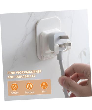 Osaladi Self-Adhesive Razor Hook Hanger - 4-Piece Utility Set for Wall Storage | ABS Razor Holder & Stands in White - Buy Online on GoSupps.com
