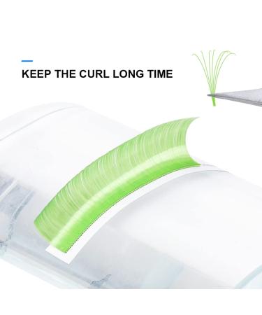 Light Green Easy Fan Volume Lashes 14-20mm | 0.07mm Thickness | Self Fanning 4D-10D Extensions - Buy Online on GoSupps.com
