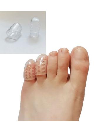KIASRZN (10pcs) Silicone Anti-Friction Toe Protector Gel Toe Protectors Silicone Little Toe Protector Toe Covers for Ingrown Toenails Blisters Calluses Toe Pads for Foot Pain Relief