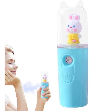 Face Mister - Handy Handheld Portable Facial Nanoes Mister Sprayer - Face Facial Sprayer for Skin Care Refreshing Revitalizing & Soothing - Face Steamer for Daily Use Utoya Blue - Buy Online on GoSupps.com