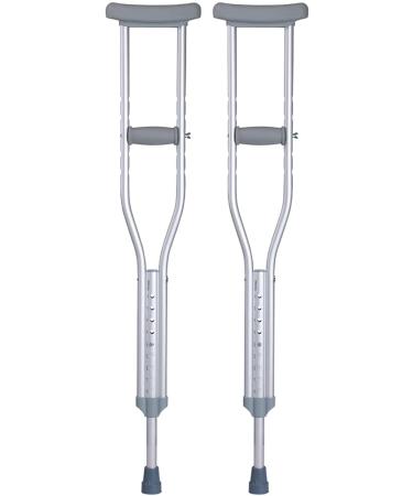 Crutches for Adults Underarm Aluminum Crutches Forearm Crutches Crutches for Armpits Crutches for Walking for Broken Bones Elderly Disabled Shock Absorber Height Adjustable 1 Journey