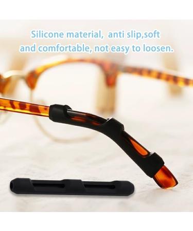Buy Autuuuckee 10 Pairs Silicone Glasses Brackets - Non-Slip Universal for Sports & Running - Black & White - Buy Online on GoSupps.com