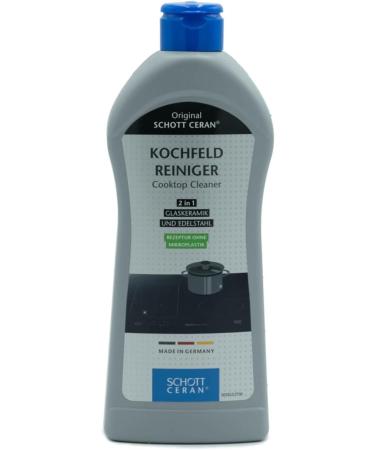 BORA Stove Cleaner for Glass Ceramic Hobs - 300ml Cleaning Set with Scratch & Microfiber Cloth | Ideal for Induction & Ceramic Cooktops - Buy Online on GoSupps.com
