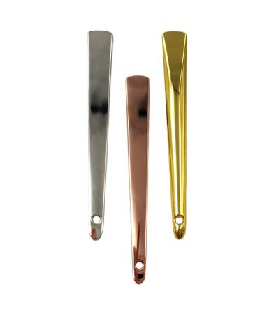 Hemoton 3pcs Mask Tools Makeup Spatula Skincare Spatula Face Tools Mini Cosmetic Spatula Cream Zinc Alloy 7x1.2cm Assorted Color