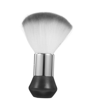 Mikinona Barber Brush Hair Dye Brush Neck Duster Brush Barber Hair Brush Hair Cutting Accessories Neck Brush Barber Neck Duster Haircut Brush Barber Duster Barbers Brush Pp Clean Hairbrush 14.50X8.50X8.50CM Grey