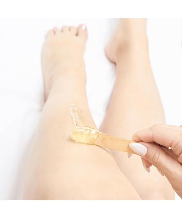 DUXMUZZ Wooden Waxing Spatulas - 50pcs Wax Applicator Sticks for Body Hair Removal - Buy Online on GoSupps.com