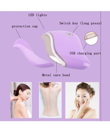 Samnuerly Electric USB Gua Sha Scraping Board - Relaxing Physiotherapy Tool for Pain Relief & Skin Care - Buy Online on GoSupps.com