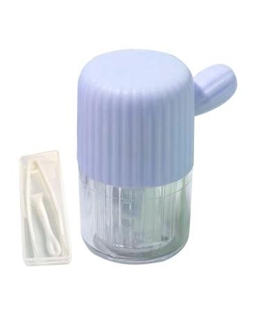 Contact Lens Cleaner Plastic Contact Lens Cleaner Case Drawstring Home Use Blue