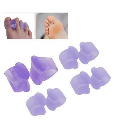 Toe Separator Bunion Corrector - Pain Relief Silicone Spacer & Straighteners in Purple | Shop Now for Comfort - Buy Online on GoSupps.com
