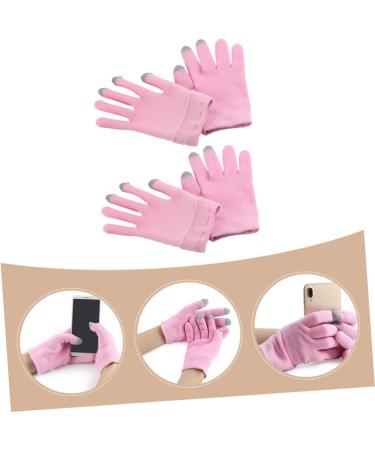 Beatifufu 2 Pairs Moisturizing Gloves Hands Spa Moisturizing Cover Gels Gloves Hands Care Mittens Dry Hands Moisturizing Spa Gloves Womens Glives Polyester Leather Gloves Miss Screen - Buy Online on GoSupps.com