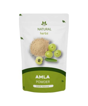 Natural Herbs Amla Powder 397g/14oz Indian Gooseberry Powder Resealable Zip Lock Pouch