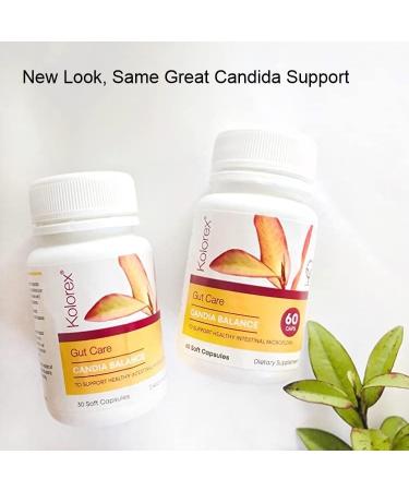 Kolorex Gut Care Candida Balance 60ct - Advanced Candida Care Supplement - Buy Online on GoSupps.com