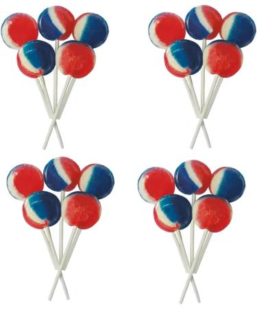 VIMIX 20 x Dobsons Wrapped Great British Mix Mega Lollies Blue White - Buy Online on GoSupps.com