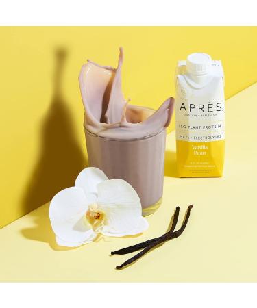 Apres Vanilla Plant-Based Protein Shake - Vegan, Non-GMO, Dairy-Free, 11 Fl Oz (Pack of 12) - Buy Online on GoSupps.com